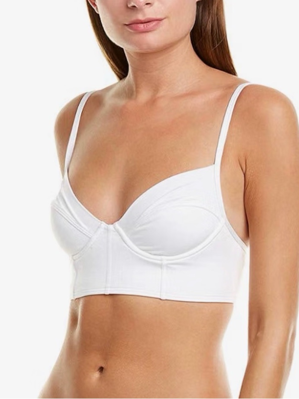 Proenza Schouler Black Underwire swim top